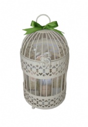 wire bird cage bath set