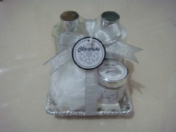 paper woven tray bath set