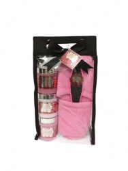 pvc bag slipper set