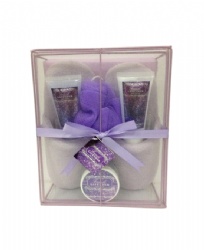 organza box slipper bath set