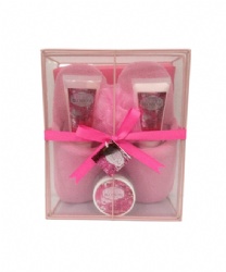 organza box slipper bath set