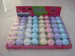 cupcake fizzers in pvc box with PDQ tray